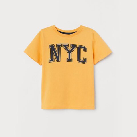 T-shirt With Printed Motif